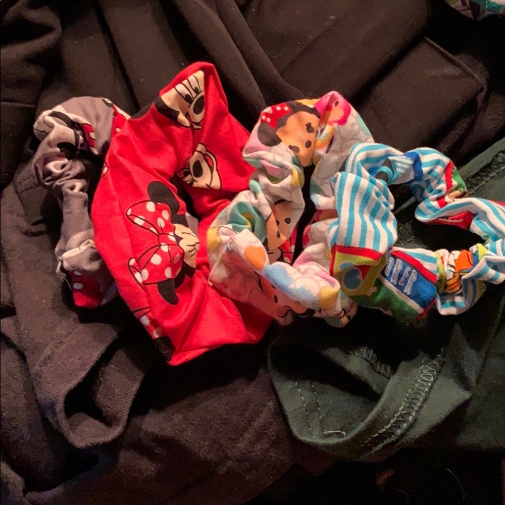 Classic Disney scrunchies